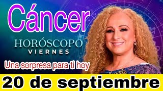 horoscopo de hoy Cáncer  Horóscopo Diario  Cáncer  20 de septiembre de 2024 [upl. by Audrie]