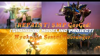 GaoGod 2001  2024  Hyakujuu Sentai Gaoranger  Review SMP  Shokugan Modeling Project  Repaint [upl. by Merralee]