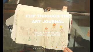 MINI VLOG 19 Flipping through the Art Journal  HeenaAgrima Jaipur [upl. by Gipps]