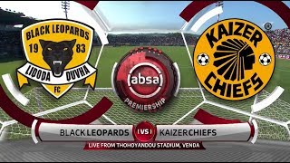 Absa Premiership 201819  Black Leopards vs Kaizer Chiefs [upl. by Hermina]