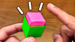 How To Make a Paper PopIt Antistress Toy  Fun amp Easy Origami [upl. by Arbmik]