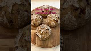 Cute 😊 Maple Leaf Sourdough Bread Mini Loaf [upl. by Raffin]