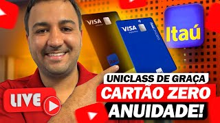 CAIXA COM ISENÇÃO DE ANUIDADE VITALÍCIA ITAÚ LIBERANDO UNICLASS E MUITO MAIS [upl. by Acinod]