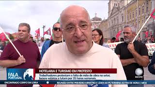 Hotelaria e Turismo em protesto [upl. by Fran]