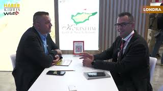 Korineum Golf amp Beach Resort Genel Müdürü Umut Gürtunç Londra WTM Fuarında açıklamalarda bulundu [upl. by Birch]