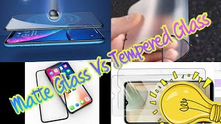 Matte Glass Vs Tempered Screen Protector Vs Gorilla Glass  Good Or Bad For Your Smartphone [upl. by Htebesile532]