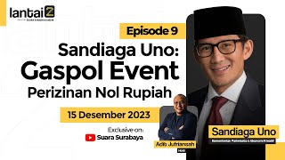 Gaspol Event Perizinan Nol Rupiah  Lantai 2 bersama Sandiaga Uno [upl. by Airbmat9]