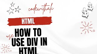 HTML Tutorial  Using Divs [upl. by Ecirpak274]