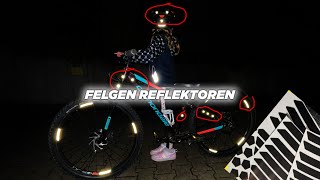 Felgen Reflektoren in Aktion Fahrrad Motorrad Stapler uvm Sicherheit durch Sichtbarkeit [upl. by Sieracki964]