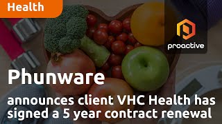 Phunware announces key client VHC Health has signed a 5 year contract renewal [upl. by Euginom]