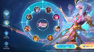 HOW TO GET ANGELA STARLIGHT SKIN  HOW TO GET ANGELA SKIN BY PURCHASING STARLIGHT ✨✨ mobilelegends [upl. by Carlick]