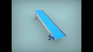 Belt conveyor animation [upl. by Alih]