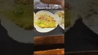 Masala dosa recipe streetfood foodlover cooking trending viralvideo food shorts villagefood [upl. by Worrell904]