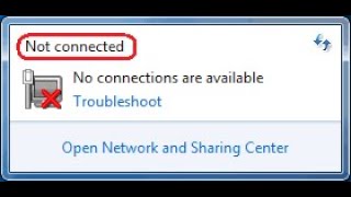 How to Fix internet No Connections Are Available For Windows 78110 11 gsm kashem [upl. by Haymo]