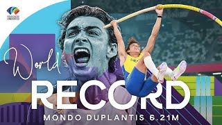 WORLD RECORD  Mondo Duplantis clears 621m  World Athletics Championships Oregon 22 [upl. by Ynatirb]