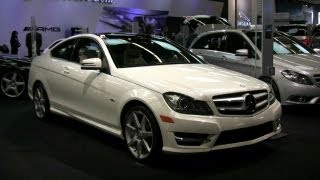 2012 MercedesBenz C350 Coupe Exterior and Interior at 2012 Montreal Auto Show [upl. by Wylie]