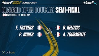 TraversNunes vs KelovicTourmente  Semifinal  ITSF WS Bonzini Classic Open Doubles [upl. by Audrit395]