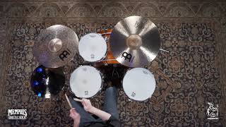 Meinl 14quot Byzance Brilliant Heavy Hammered HiHats  11171510g B14HHHB1050419G [upl. by Bridie]