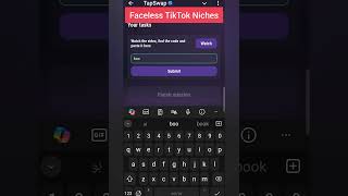 Faceless TikTok Niches  easiest faceless TikTok Niches to make 10000  TapSwap Video Code [upl. by Holbrook]