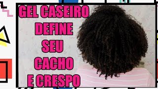 GEL DE LINHAÇA COMO FAZER CERTO PRA DEFINIR CABELO CRESPOS E CACHEADOS  NEYMARA LIMA [upl. by Enimrac315]