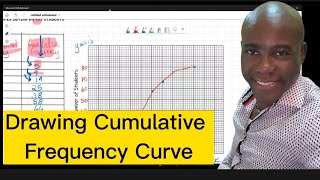 Statistics Drawing Cumulative Frequency Curves dellymathsconcepts cxcmaths gcse statistics [upl. by Maril]