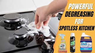 Best Kitchen Grease Cleaner  Powerful Degreasing For Spotless Kitchen [upl. by Fennell]