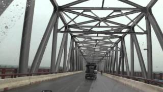 Irrawaddy Bridge PakokkuThe longest river crossing bridge in Myanmar [upl. by Ruella]