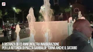 Inaugurata la nuova rotonda dellipogeo di piazza Garibaldi [upl. by Leidag551]