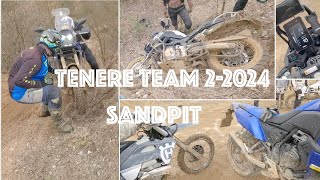 Tenere team CZ 22024 Sandpit Yamaha Tenere 700 World raid [upl. by Asetal]