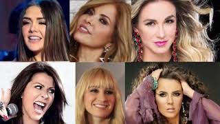 Yuridia Gloria Trevi Maria Jose Alejandra Guzmán Ha Ash y Edith Marquez MIX EXITOS [upl. by Seagraves]