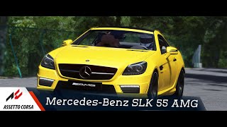 Assetto Corsa  MercedesBenz SLK R172 SLK55 AMG  Gunma Gunsai Touge  LINKS [upl. by Scharaga]