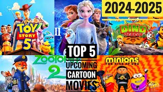 Top 5 Upcoming Cartoon Movies for Kids  Animated Cartoons  Disney  English Cartoons  2024 [upl. by Jakob]