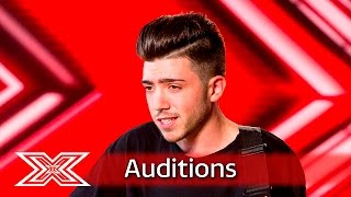 Emotions run high for Christian Burrows  Auditions Week 1  The X Factor UK 2016 [upl. by Schlicher194]