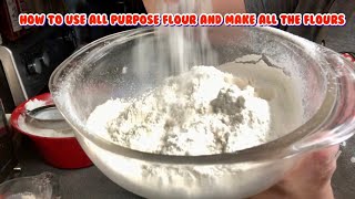 Self Rising Flour Cake Flour make it at home Save money and time [upl. by Cal13]