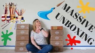 Massive KiwiCo Unboxing [upl. by Euqinad356]