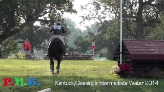 Kentucky Classique Intermediate Water Jump Cross Country 2014 [upl. by Ribak]