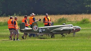 148kg RC B25 Warbird at Airshow Gelnhausen 2023 [upl. by Ainslie282]