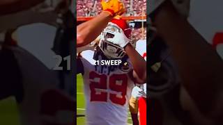 KC CHIEFS KAREEM HUNT 🏃‍♂️ into endzone TD 🏈nfl viralshort shorts [upl. by Kale]