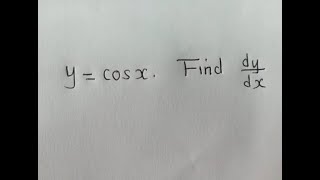 How to Differentiate yCosX from first Principle [upl. by Euphemia]