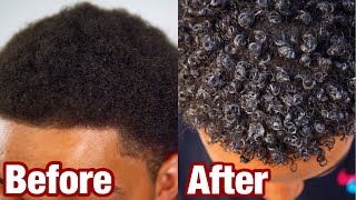 How To Get Curly Hair in 5 Minutes  Black Men and Women  2024 [upl. by Hancock]