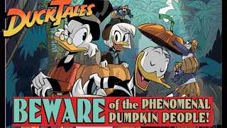 DuckTales 2017 Comics  Beware of the Phenomenal Pumpkin People  Della Duck Dub Prequel Adventure [upl. by Attenauqa]