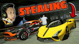 Stealing a quotTUATARA SUPERCARquot and quotDRIFT MUSTANGquot from VonOrdonaVlogs in GTA 5 [upl. by Cathee]