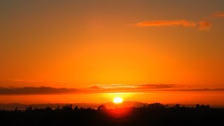 Beautiful Sunrise Time lapse  Unedited  No Copyright Video  Hamilton New Zealand [upl. by Alvinia548]