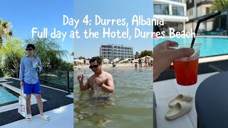 Albania Day 4 Full day at the Hotel Durres Beach [upl. by Orvas]