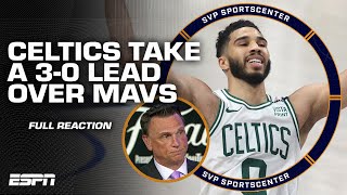 FULL REACTION Celtics take a 30 lead over Mavericks 👀 Most IMPRESSIVE quarter this offseason [upl. by Colman]