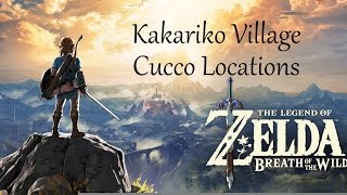 The Legend of Zelda Breath of the Wild Cucco locations [upl. by Tremann]