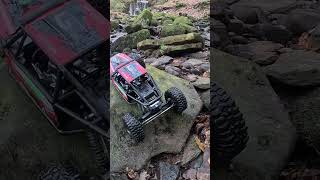 Axial Capra 4ws rc rock crawling [upl. by Imelida]