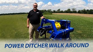 Power Ditcher Walk Around [upl. by Yelime]