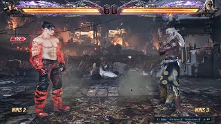 Tekken 8  Devilster Jin Vs Hi Buff Gigas Please Leroy Crazy Matches [upl. by Ettenad]