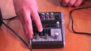 Behringer Xenyx 302 USB [upl. by Abbye]